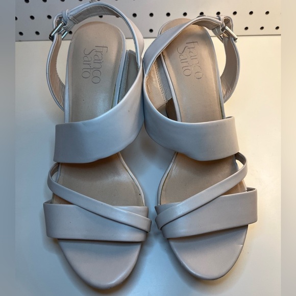 Franco Sarto Seneca Wedge Cork Heeled Sandal Slingback - Picture 4 of 15